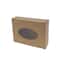 12 Packs: 20 ct. (240 total) 4" x 3" Square Kraft Paper Soap Boxes with Window by Make Market®